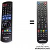 Predátor Panasonic N2QAYB000463 náhradný diaľkový ovládač iného vzhľadu