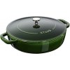Staub Kastról so samopodlievacou pokrievkou 24 cm 2,4l zelený