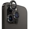 NORTHJO sklá s kovovým rámčekom na ochranu šošoviek zadného fotoaparátu pre iPhone 12 Pro Max - čierna - možnosť vrátiť tovar ZADARMO do 30tich dní