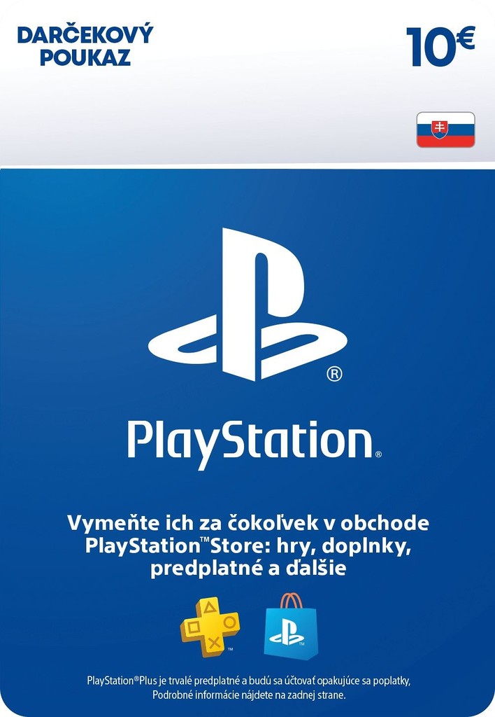 PlayStation Store predplatená karta 10 € od 9,95 € - Heureka.sk