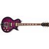 VINTAGE V100 Purple Flamed Maple With Bigsby