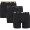 Pánske boxerky Nike, EDAY COTTON STRETCH čierna,mix S