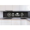 DIMEX | Dibond doska za kuchynskú linku | DBW-18060-223 Pekárske cedule | 180 x 60 cm + Dibond obkladová doska Dimex do kuchyne Pekárske cedule v rozmere 180 x 60 cm + lepidlo zadarmo