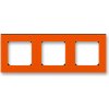 ABB, s.r.o. Levit - 3901H-A05030 66 - Rámček trojnásobný - oranžová/dymová čierna