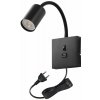 IMMAX PUNTO USB černé 08295L