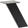 Barová konzole Korfu šikmá, výška 170 mm, ocel černá