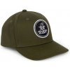 Šiltovka Black Cat Green Flat Peak Cap