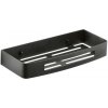 GEDY 241714 Smart polica do sprchy, 30 x 4,5 x 12,8 cm, čierna matná