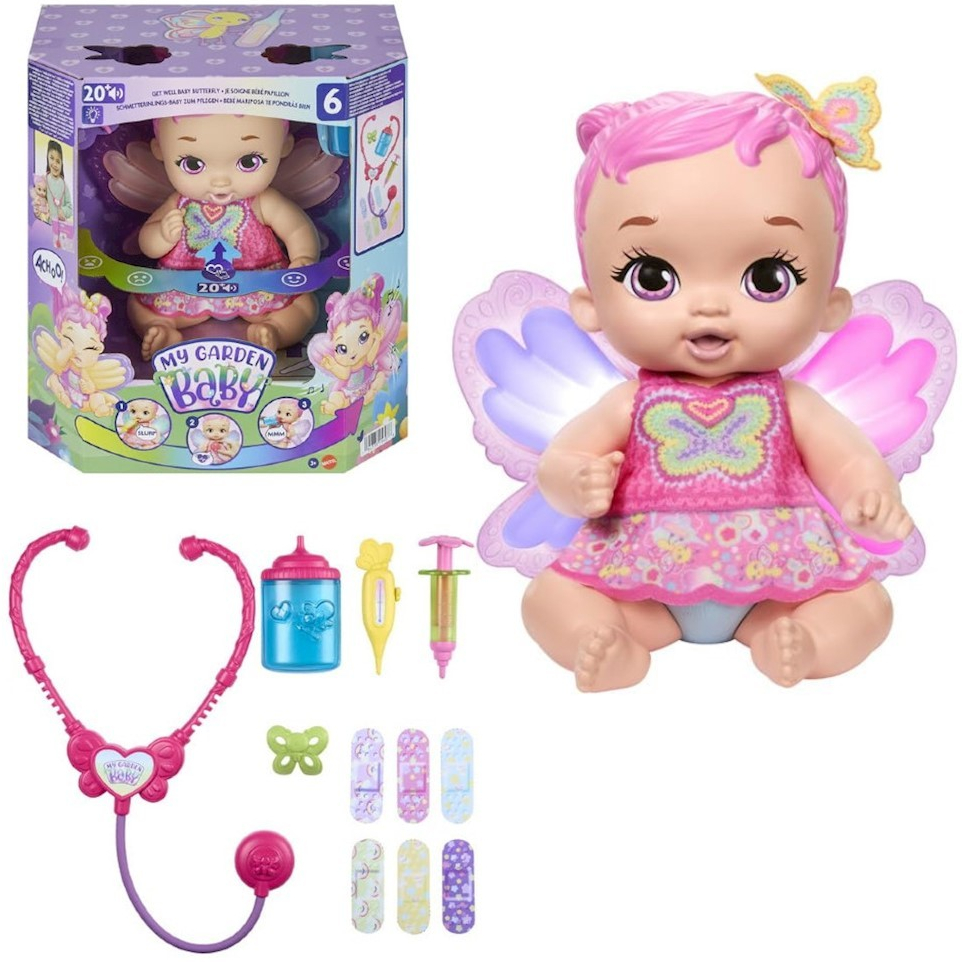 Mattel My Garden Baby Bábika u doktora HPD15