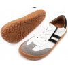 Froddo DÁMSKE KOŽENÉ BAREFOOT TOPÁNKY FRODDO F-MOTION LACES - WHITE/BLACK Veľkosť: 36, Vnútorná dĺžka topánky v cm: 23.5, Vnútorná šírka topánky v cm: 8.6