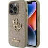 Púzdro Guess iPhone 15 Pro Glitter Script Big 4G zlaté