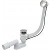 AlcaPlast A55KM-80 - Sifón vaňový automat, dĺžka 80 cm, plast/kov, chróm-lesk