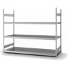 Regál so širokými policami z ocele, základné pole, 3 úrovne, police š 2500mm, 2570x835x2000 mm