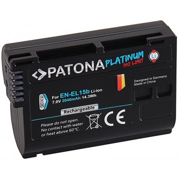 PATONA Nikon EN-EL15B 2040 mAh