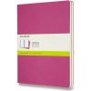 Zošity Moleskine Cahier, XL, čisté, 3 ks - tm. ružové
