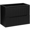 ArtCom Skrinka pod umývadlo NOVA Black 82-80-2S | 80 cm