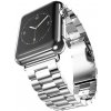 eses Celokovový remienok pre Apple Watch 38 mm/40 mm/41 mm/42 mm Farba: strieborná