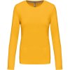 Kariban Tričko K383, dlouhý rukáv, dámské COT20K38320005-yellow 2XL Žlutá