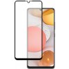 3x Picasee 3D ochranné tvrdené sklo s rámčekom pre Samsung Galaxy A22 A225F 4G - čierné - 2+1 zdarma 252012