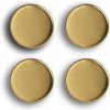 ZELLER Magnety okrúhle 4ks, zlaté, priemer 2,3cm