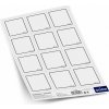 ORION Samolepky na dózy WHITELINE štvorec prázdne 12