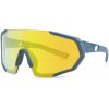 Slnečné okuliare Hatchey Vapor Plus steel blue / golden full REVO