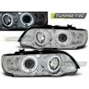 Tuning-tec PREDNÉ SVETLOMETY ANJELSKÉ OČI CHROME pasujú na BMW X5 E53 09.99-10.03