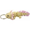 Prívesok kľúčenka AXOLOTL - Béžová