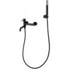 Imex BDM039-4NG MONZA nástenná vaňová batéria + sprchový set čierna matná