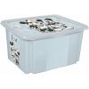 Keeeper Box Mickey Mouse love 45l modrý