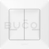 Legrand Valena Life s Netatmo Bezdrôtový spínač 2-násobný, biela
