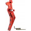 MAXX Hliníková CNC ADVANCED spoušť pro M4/M16 - TYPE B, červená