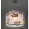 | Dalber 41762S - Detský luster KAWAII FRIENDS 1xE27/15W/230V ružový | 41762MS