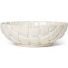 Ferm Living Keramická misa Plait Bowl off-white 30 cm