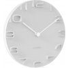 Dizajnové nástenné hodiny 5311WH Karlsson 42cm (8714302426193)
