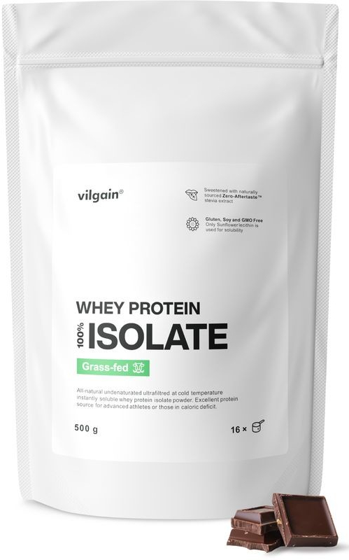 Vilgain Grass-Fed Whey Protein Isolate 500 g