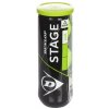 Dunlop Stage 1 Green Mini tenisové lopty, stredne tvrdé, 3 ks balenie: 3 ks