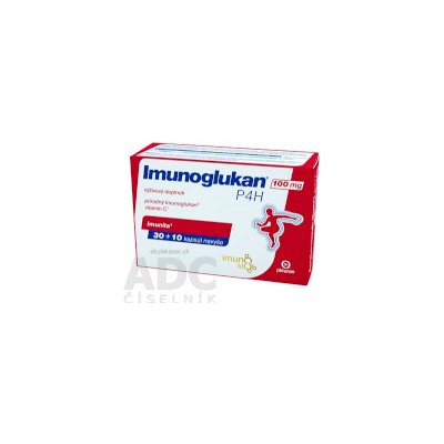 Imunoglukan P4H 100 mg cps (inov. 2021, imunoklub) 30+10 navyše (40 ks)