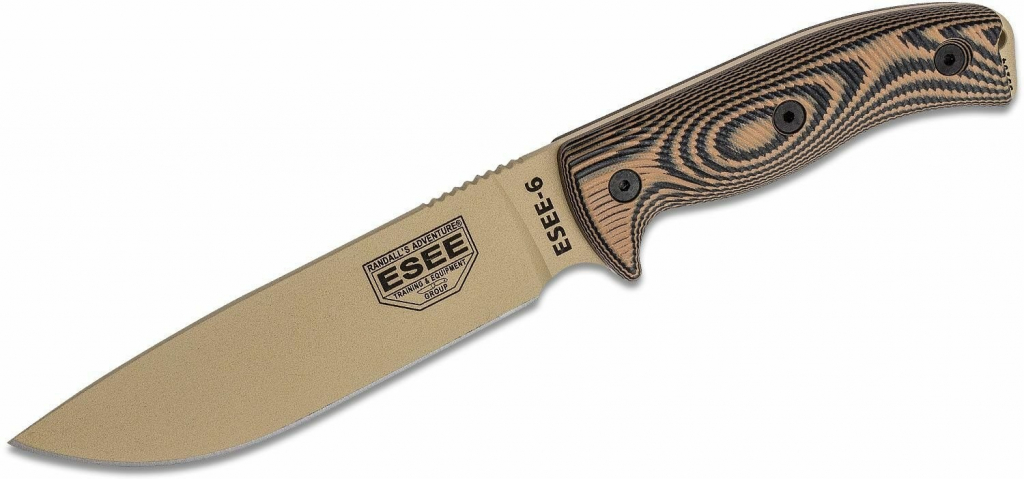 ESEE Desert tan blade G-10 3D handle