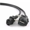 C-TECH Kábel sieťový 1,8m 220/230V napájací, VDE