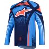 Dres TECHSTAR NOMUR, ALPINESTARS (tmavě modrá/oranžová/modrá, vel. M)