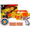 Lean Toys zbraň s penovými nábojmi a terčom