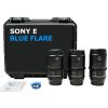 SIRUI Astra AF 50/ 75/ 100mm T1.8 1.33X Full Frame Anamorphic Cine Kit Sony E / Blue Flare