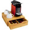 Kesper 58952 Organizér na čaje a kávové kapsule bambus 34 x 31 x 8 cm