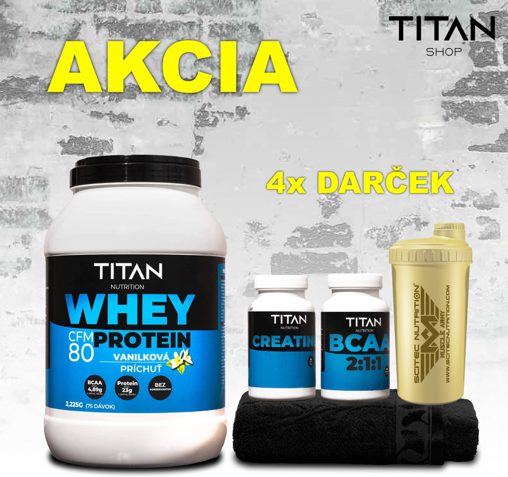 Titan Nutrition Whey proteín 2250 g od 43,9 € - Heureka.sk