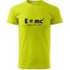 e = mc2 - coffee milk - Klasické pánske tričko vyššej gramáže - S ( Limetková )