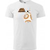 Sablio Tričko s potlačou Star Wars BB-8 s textom - bílé M