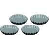 Guardini Forma na koláč Silver Elegance sada 4 ks 12 cm čierna oceľ