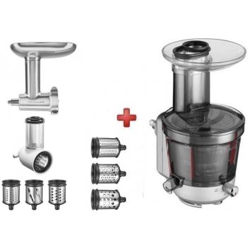 Set Kitchenaid 5KSMMGA + 5KSMVSA + 5KSMEMVSC + 5KSM1JA od 544,82 € -  Heureka.sk