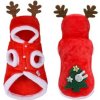 Vianočný sveter pre psy a mačky Červená